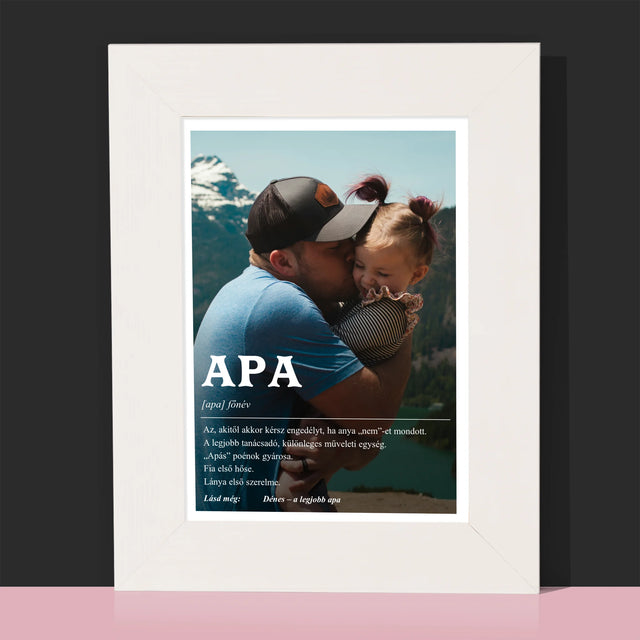Fotó És Felirat: Apa Definíciója - Fotókeret