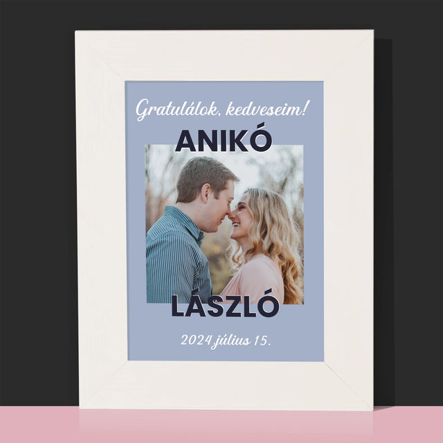 Fotó És Felirat: Házassági Jókívánságok - Fotókeret