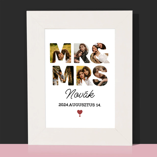 Szó Fotókból: Mr&Mrs - Fotókeret