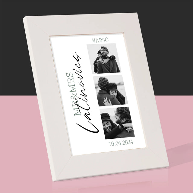 Fotókollázs: Mr&Mrs Esküvői - Fotókeret