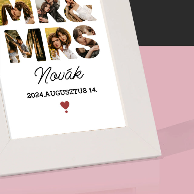 Szó Fotókból: Mr&Mrs - Fotókeret