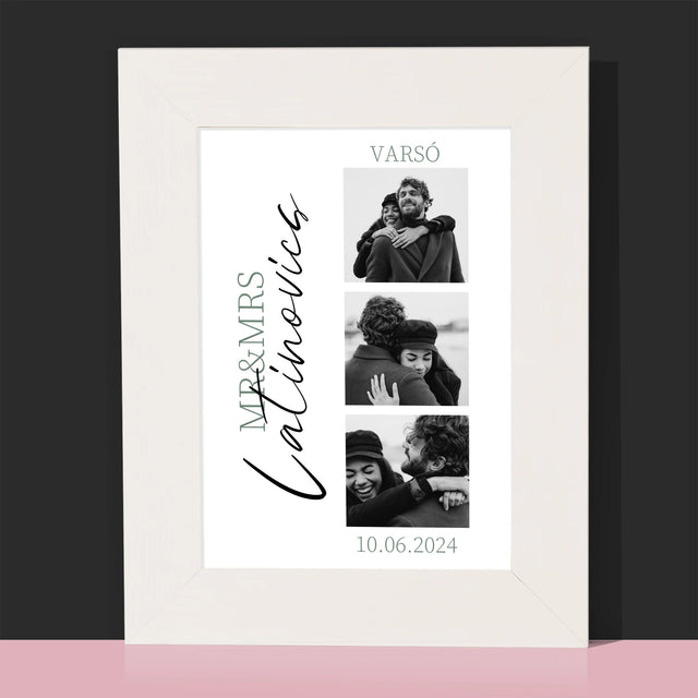 Fotókollázs: Mr&Mrs Esküvői - Fotókeret