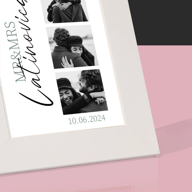 Fotókollázs: Mr&Mrs Esküvői - Fotókeret