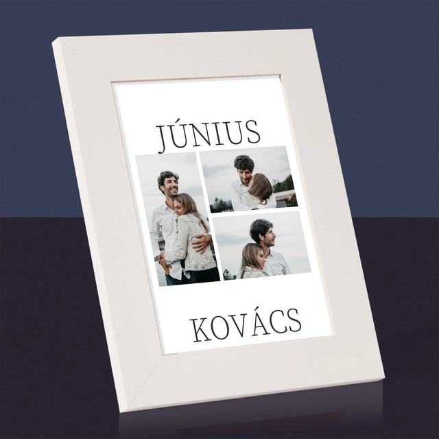 Fotókollázs: Mr&Mrs Dátum - Fotókeret