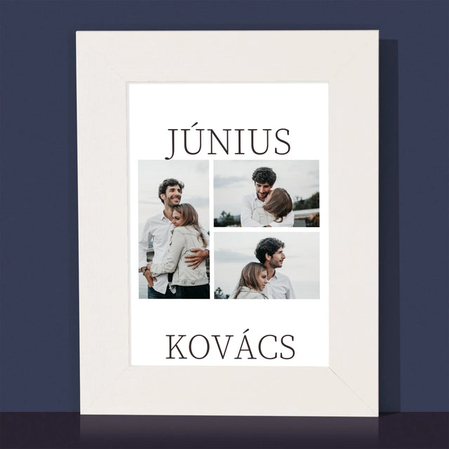 Fotókollázs: Mr&Mrs Dátum - Fotókeret