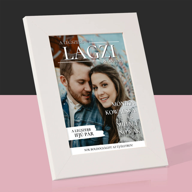 Újság Címlap: A Legszebb Lagzi - Fotókeret