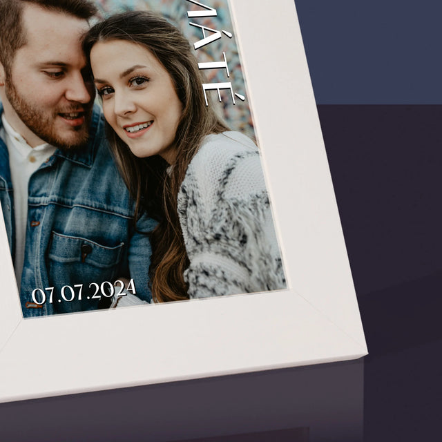 Fotó És Felirat: Keresztnevek Esküvő - Fotókeret