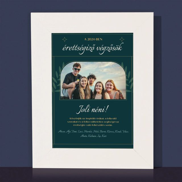 Monogram: Köszönet A Tanítónak - Fotókeret