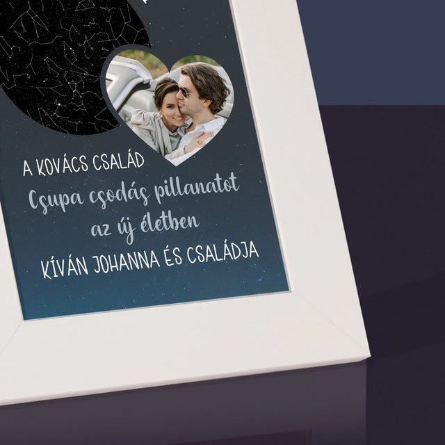 Csillagtérkép: Belépés Az Új Életbe Házasság - Fotókeret