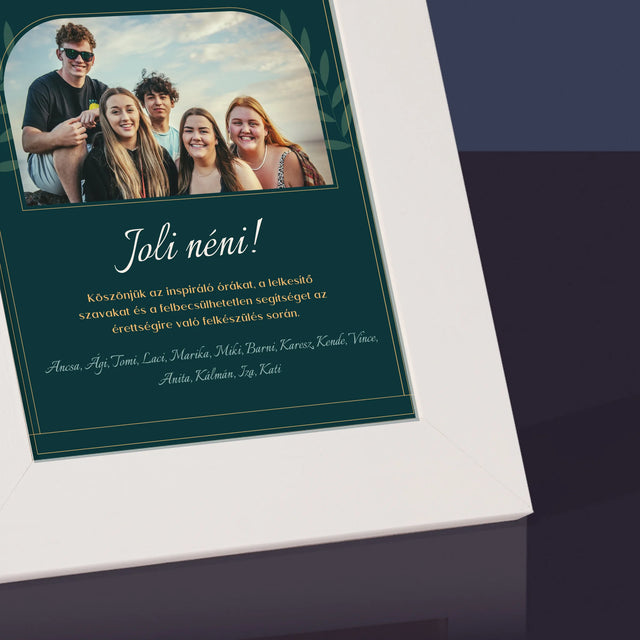 Monogram: Köszönet A Tanítónak - Fotókeret