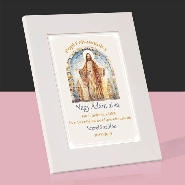 Név És Aláírás: Papi Felszentelés - Fotókeret
