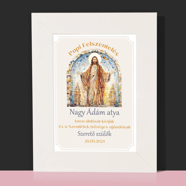 Név És Aláírás: Papi Felszentelés - Fotókeret