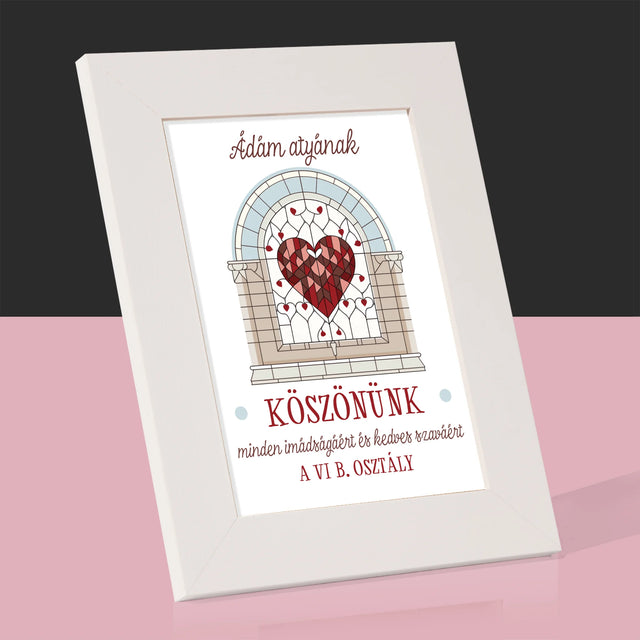 Név És Aláírás: Köszönünk Minden Imát - Fotókeret