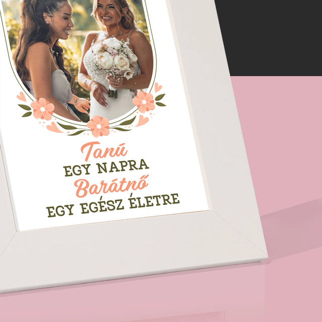 Fotó És Felirat: Tanú Egy Napra - Fotókeret