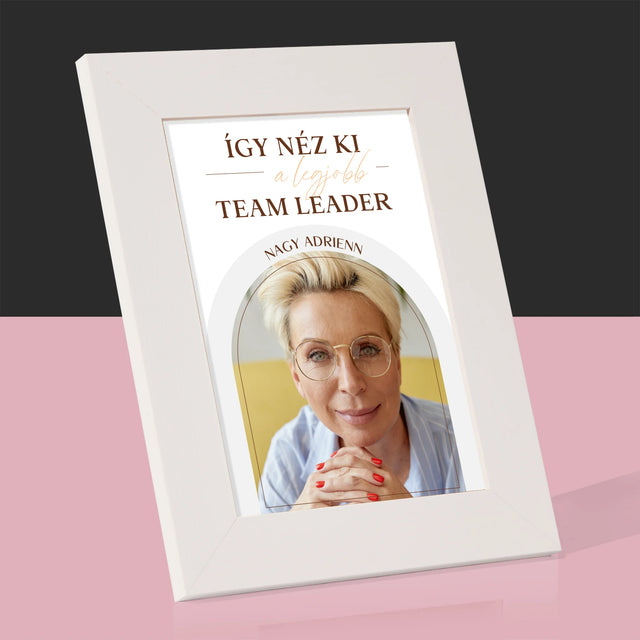 Fotó És Felirat: A Legjobb Csoportvezető - Fotókeret