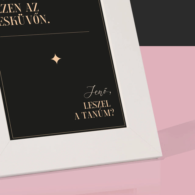 Név És Aláírás: Az Egyetlen Döntésem - Fotókeret