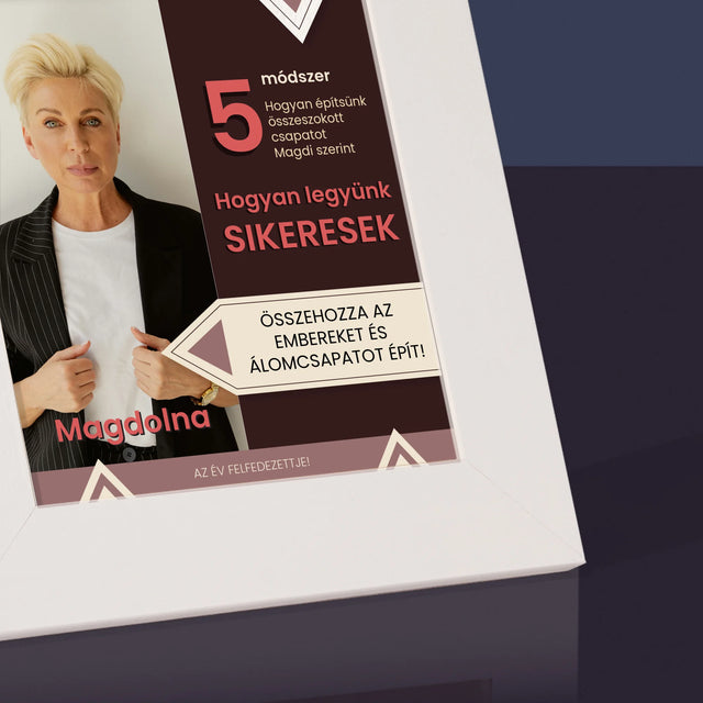 Újság Címlap: Osztályvezető - Fotókeret