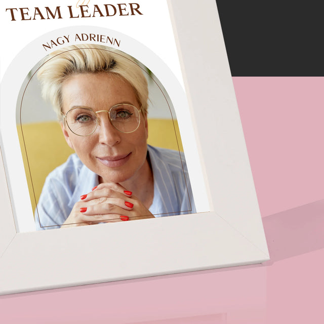 Fotó És Felirat: A Legjobb Csoportvezető - Fotókeret