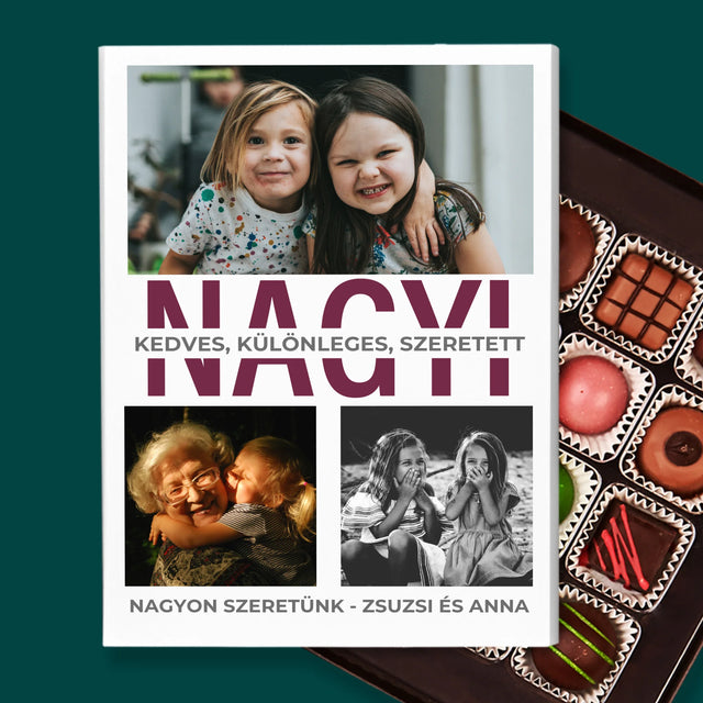 Fotókollázs: Nagymama Jellemzői - Praliné