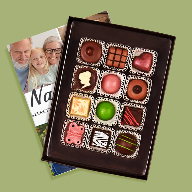 Fotókollázs: Szretett Nagyszülők - Praliné