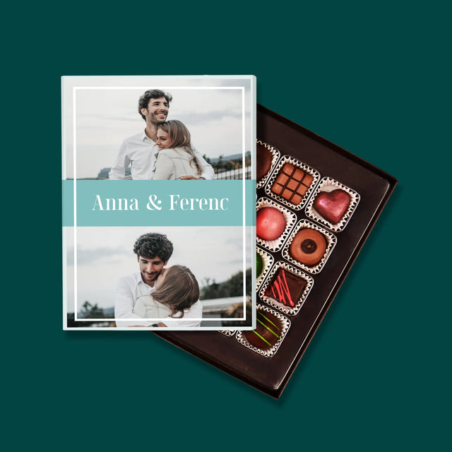 Fotókollázs: Pár, Nevek - Praliné