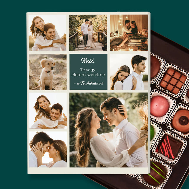 Fotókollázs: Szerelmi Kollázs - Praliné