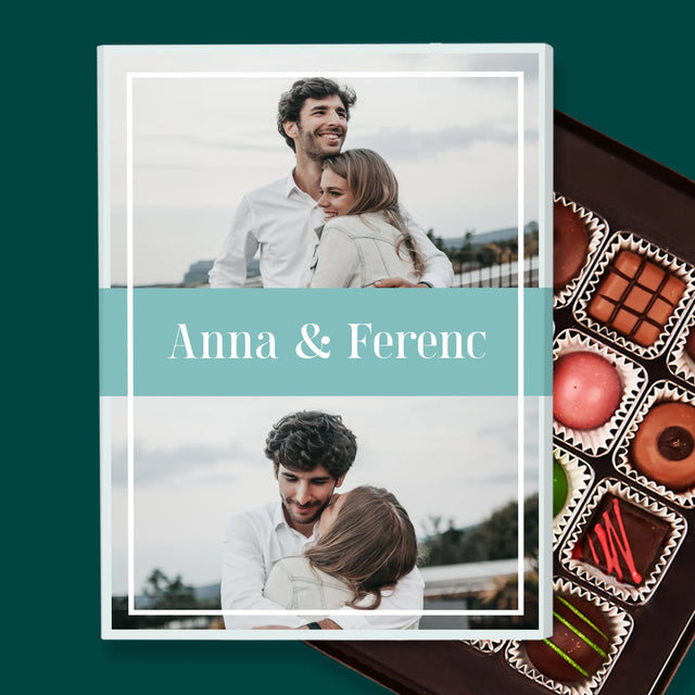 Fotókollázs: Pár, Nevek - Praliné