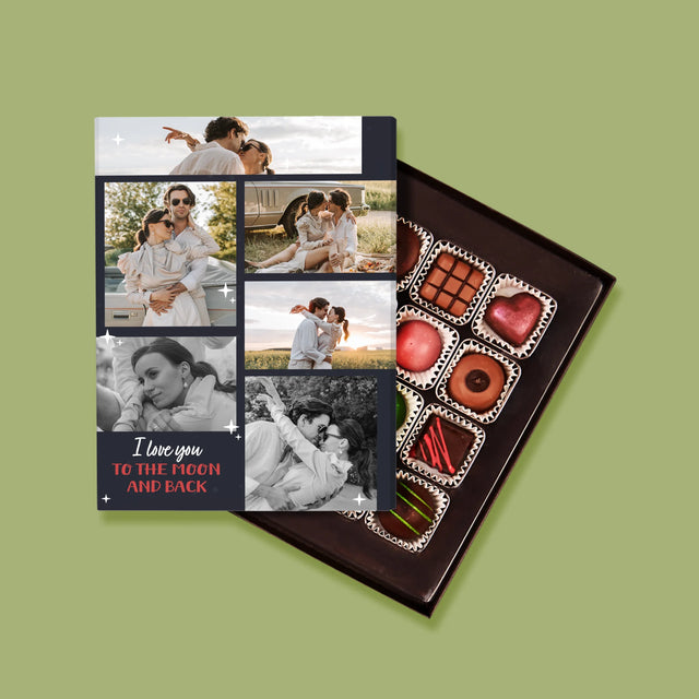 Fotókollázs: To The Moon And Back - Praliné