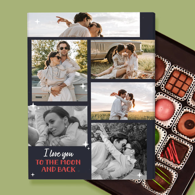 Fotókollázs: To The Moon And Back - Praliné