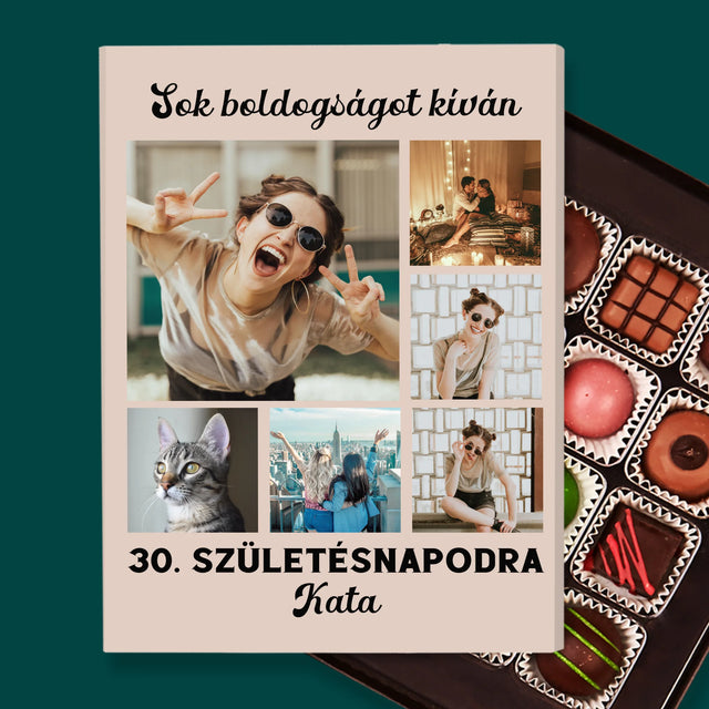 Fotókollázs: Születésnapi Kollázs - Praliné