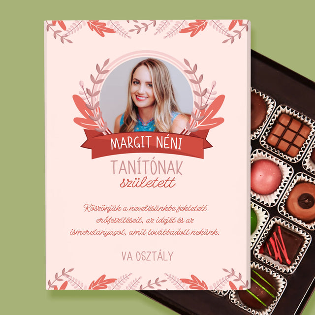 Fotó És Felirat: Tanítónak Született - Praliné
