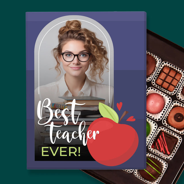 Fotó És Felirat: Best Teacher Ever - Praliné