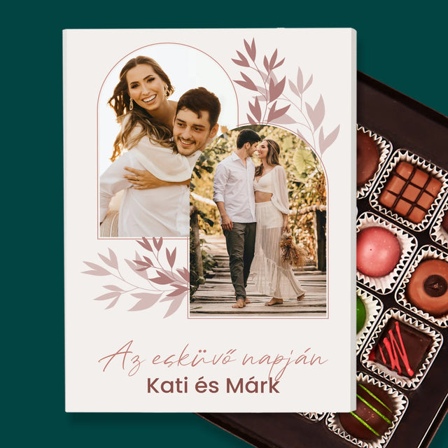 Fotókollázs: Az Esküvő Napján - Praliné