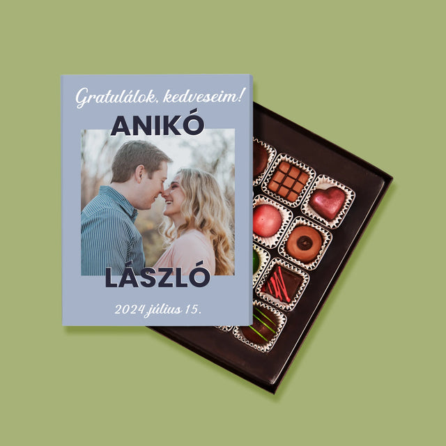 Fotó És Felirat: Házassági Jókívánságok - Praliné