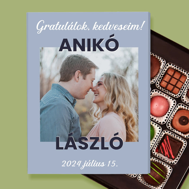 Fotó És Felirat: Házassági Jókívánságok - Praliné