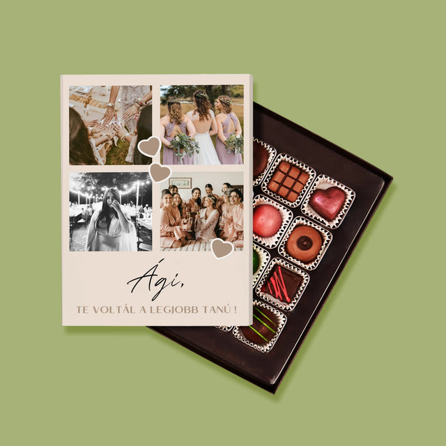 Fotókollázs: Köszönet Kollázs Képekből A Tanúnak - Praliné