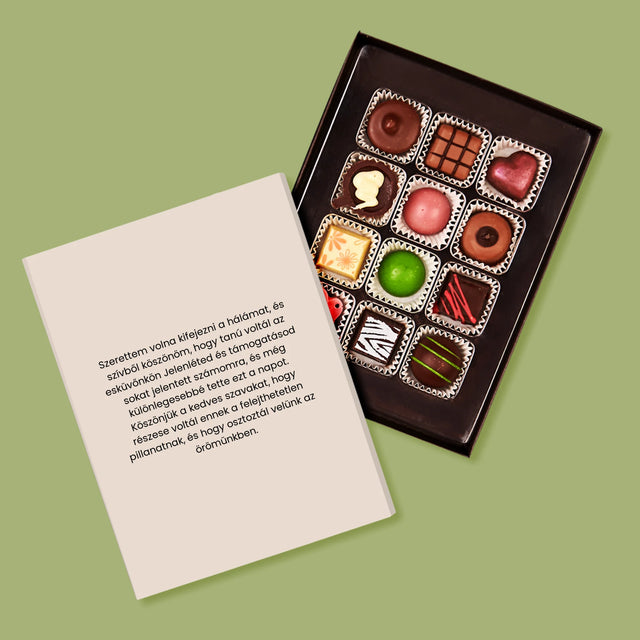 Fotókollázs: Köszönet Kollázs Képekből A Tanúnak - Praliné