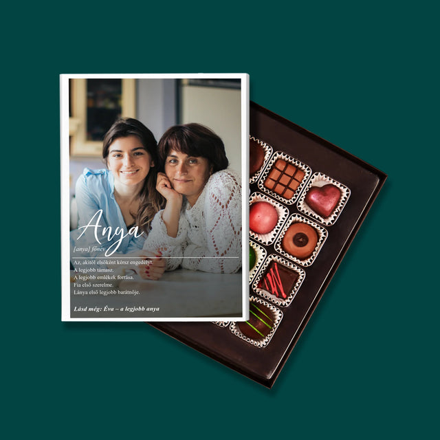 Fotó És Felirat: Anya, Fogalom - Praliné