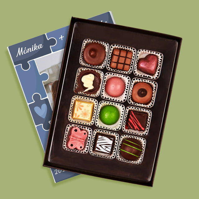 Fotó És Felirat: Kirakó + Fényképek - Praliné