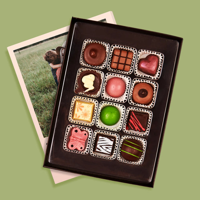 Fotó És Felirat: Szeretünk Anyu - Praliné