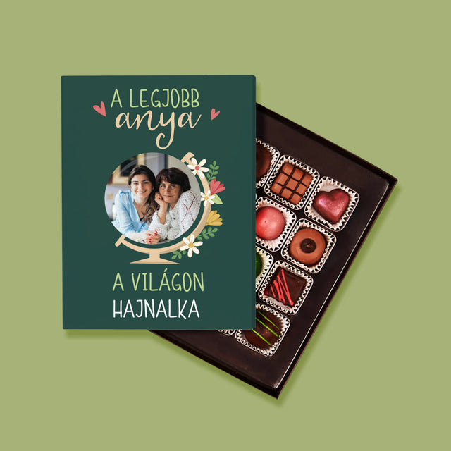 Fotó És Felirat: A Legjobb Anya Világ - Praliné