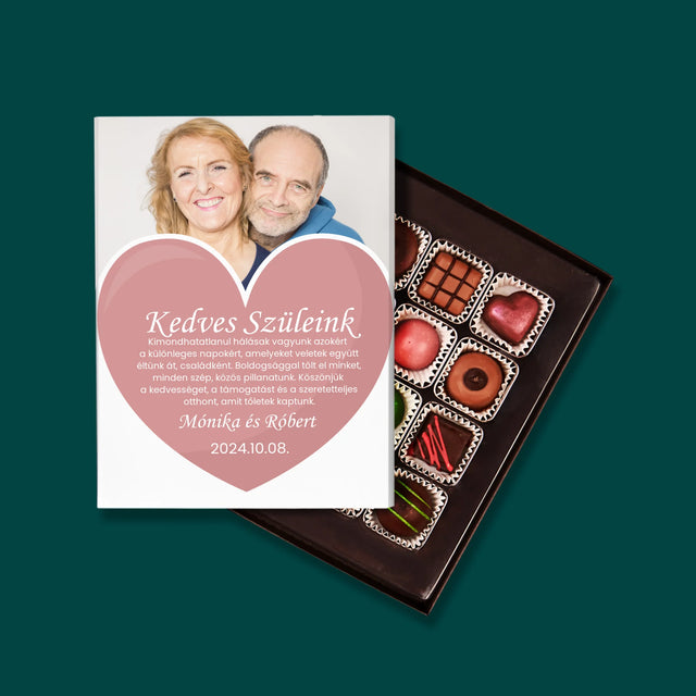 Fotó És Felirat: Szeretett Szüleink - Praliné