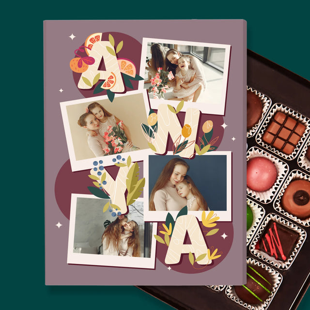 Fotókollázs: Anya Betűk - Praliné