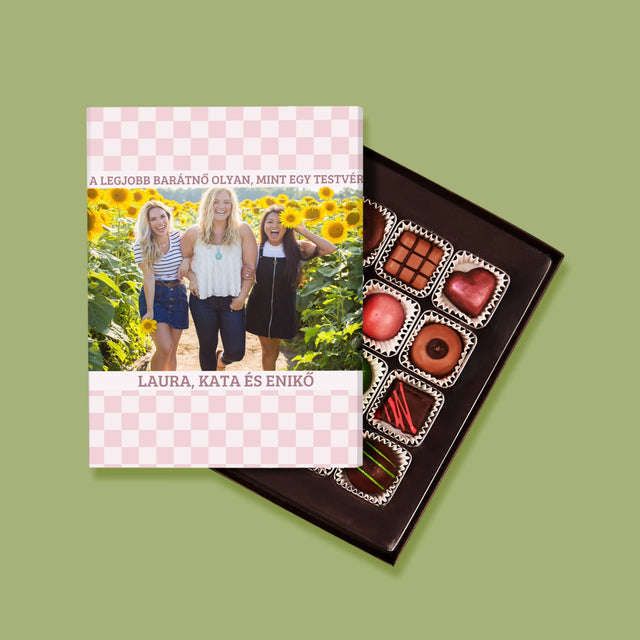 Fotó És Felirat: A Legjobb Barátnő Olyan, Mint Egy Testvér - Praliné