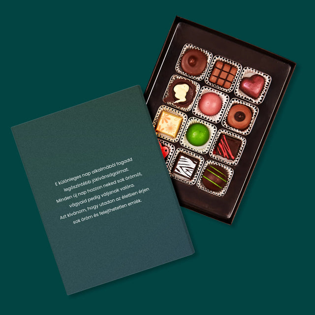 Fotókollázs: Szív Alakú Kirakó Anyának - Praliné