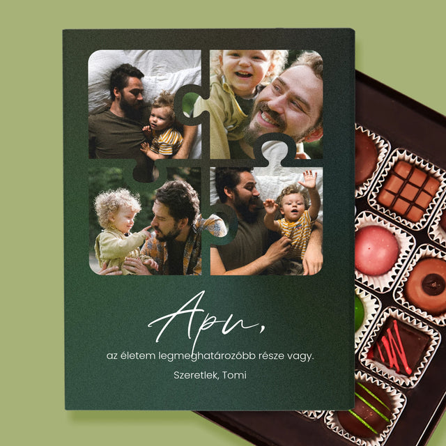 Fotókollázs: Apunak - Praliné