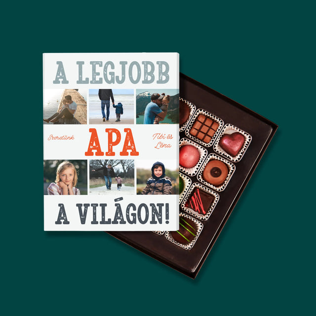 Fotókollázs: A Legjobb Apa A Világon Fénykép - Praliné