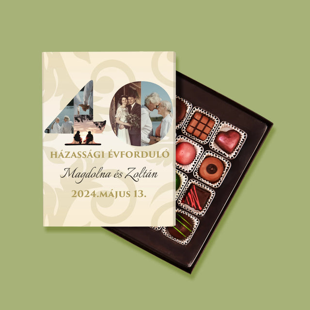 Szó Fotókból: 40. Házassági Évforduló - Praliné