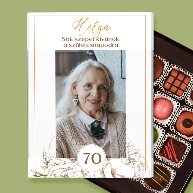 Fotó És Felirat: 70. Születésnapi Bazsarózsa - Praliné