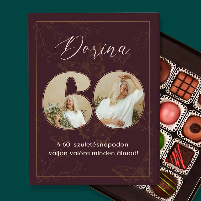 Fotókollázs: 60 Születésnap - Praliné